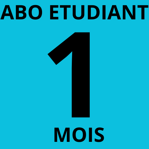 Abonnement mensuel étudiant